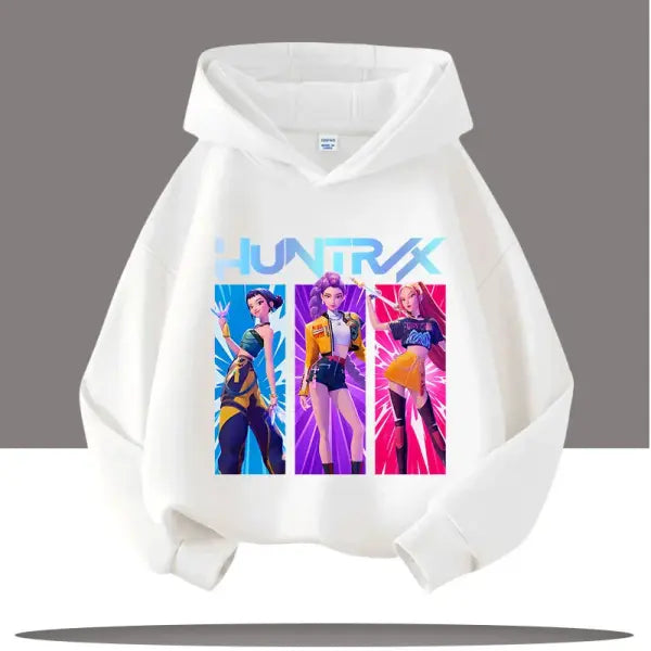 Y2K K-Pop Demon Hunters Hoodie – Teen Girls & Boys Autumn Casual Long Sleeve Hoody - 1 / 100