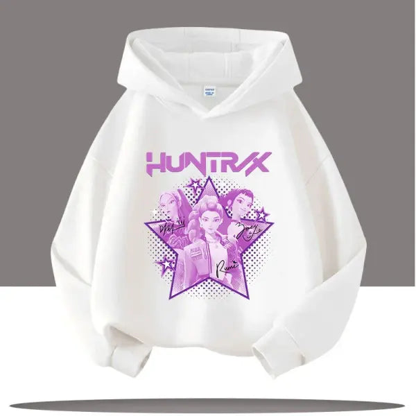 Y2K K-Pop Demon Hunters Hoodie – Teen Girls & Boys Autumn Casual Long Sleeve Hoody - 17 / 100