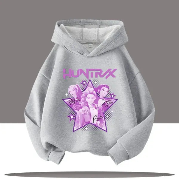 Y2K K-Pop Demon Hunters Hoodie – Teen Girls & Boys Autumn Casual Long Sleeve Hoody - 20 / 110