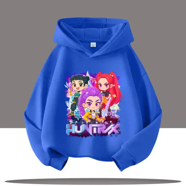 Y2K K-Pop Demon Hunters Hoodie – Teen Girls & Boys Autumn Casual Long Sleeve Hoody - 10 / 110
