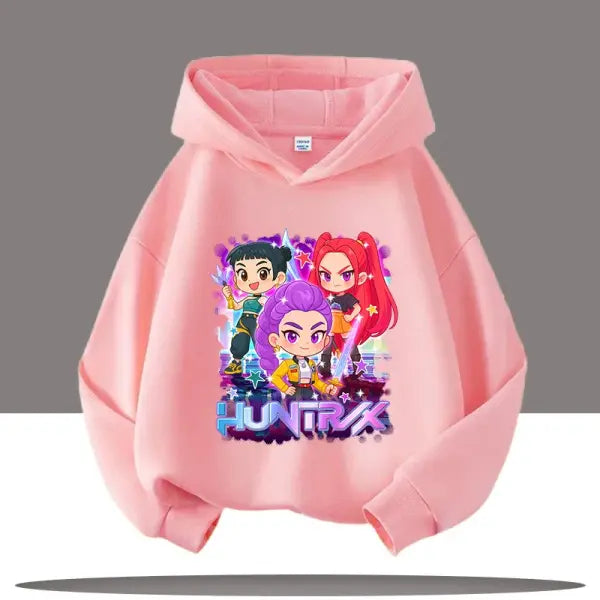 Y2K K-Pop Demon Hunters Hoodie – Teen Girls & Boys Autumn Casual Long Sleeve Hoody - 9 / 100