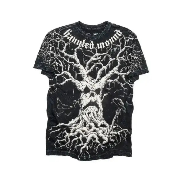Y2K Retro Punk Hip Hop Printed T-shirt Oversized Type Fashion Top - DTKET39X3LFQ / 2XL