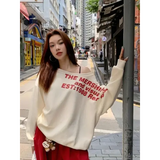 Women’s Y2K Oversized Long Sleeve T-Shirt - Sexy Print Streetwear Top & Korean Fashion Tee