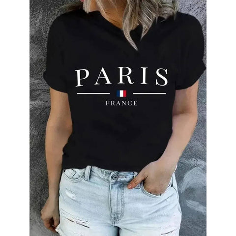 Y2K Style - Trendy O Neck Short Sleeve T-Shirt for Women