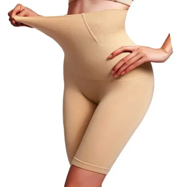 YBFDO Women’s High Waist Flat Angle Shaper Pants Postpartum Buttocks Lifting Body Shaping Pants Slim Shorts Waist
