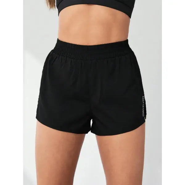 Yoga Anti-Exposure Shorts Faux Two-Piece Style Running Fitness Pants