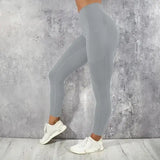 Women’s High-Waist Yoga Leggings with Pockets Sexy Butt-Lifting Gym Tights & Running Pants
