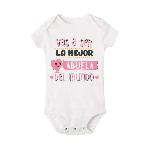 Best Grandmother Ever Baby Jumpsuit Unisex 0-1Y Pullover Collar - TR803382-SRPWH / 12 MONTH