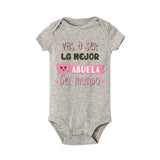 Best Grandmother Ever Baby Jumpsuit Unisex 0-1Y Pullover Collar - TR803382-SRPGY / 12 MONTH