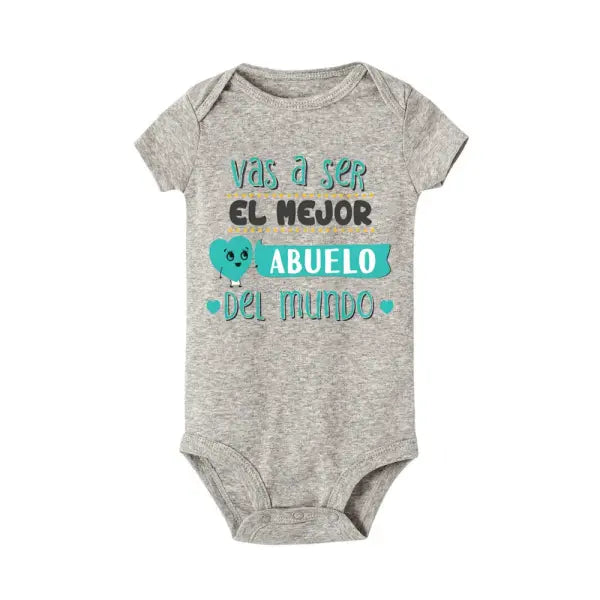 Best Grandmother Ever Baby Jumpsuit Unisex 0-1Y Pullover Collar - TR803383-SRPGY / 12 MONTH