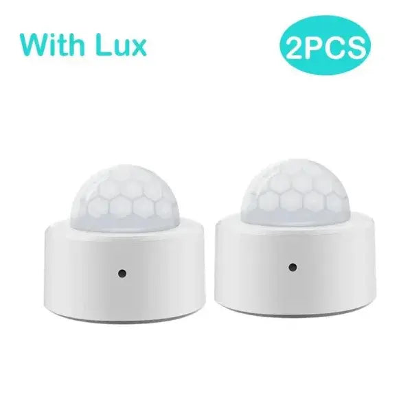 Zigbee Motion Detector for Advanced Smart Home Security - With Lux 2pcs