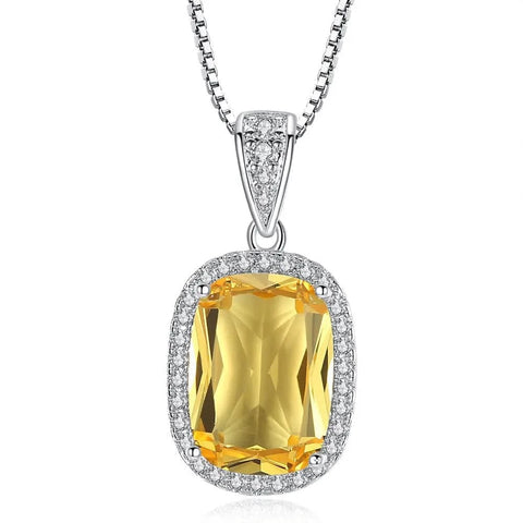 Zircon necklace - Champagne